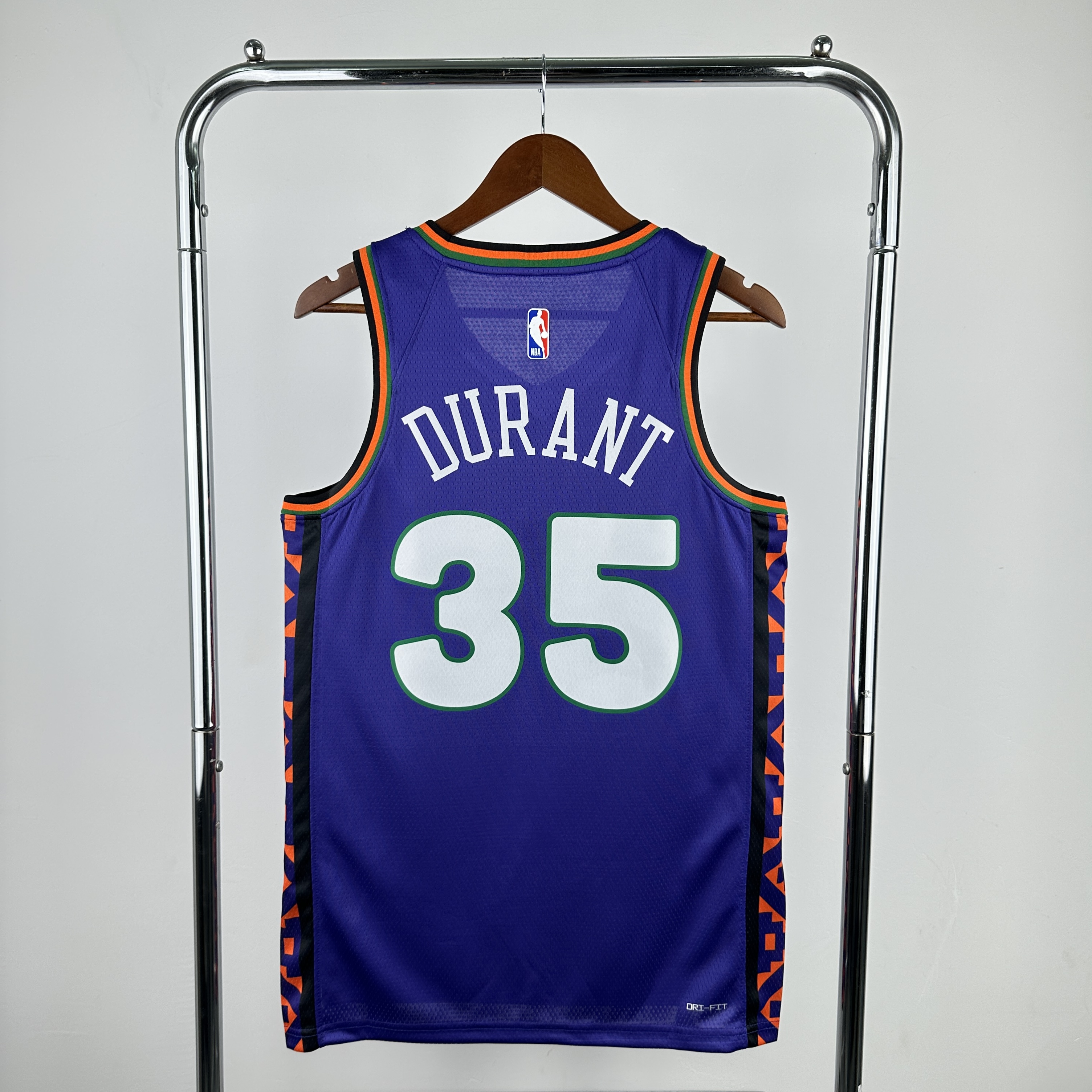 Men Phoenix Suns #35 Durant Purple City Edition Season Nike 2025 NBA Jersey
